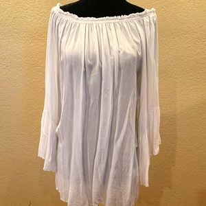 White Off-Shoulder Top